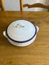 Alfred Meakin Blue de Roi Round Lidded Vegetable Tureen