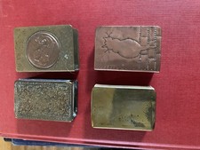 1. Collection Of Vintage Matchboxes Holders.