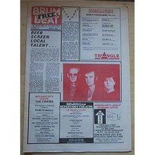 ALL FALL DOWN BRUM BEAT #45 MAGAZINE MARCH 1985 ALL FALL DOWN COVER PICTURE UK