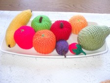 HAND KNITTED FOOD. 9 ASSTD