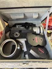 FUJICA SINGLE-8 Z600 Vintage VIDEO CAMERA FILM Cinema in case/box with x2 films