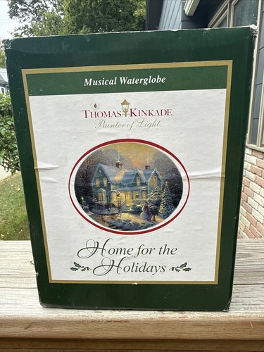 Thomas kinkade lighted snow - kinkade,