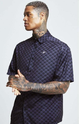 Siksilk mens black - mens, monogram