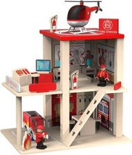  Fire Station Playset,Wooden