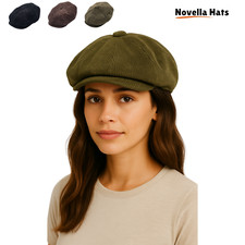 Men's Corduroy Flat Cap –