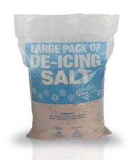 Rock Salt Deicing Snow Frost Driveways Pavements Ice Melt Deicer 25KG