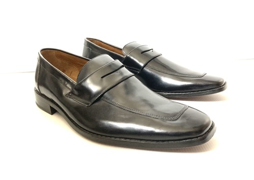 Gents black slip - slip, on