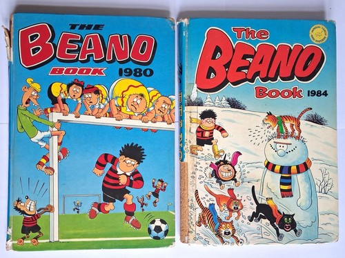 Beano annuals 1980s five - beano, annuals,