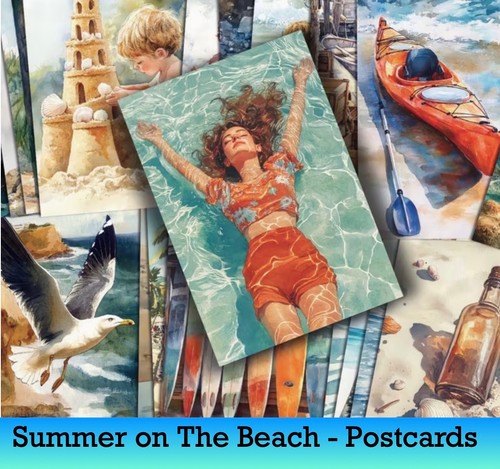 Summer the beach art - the,