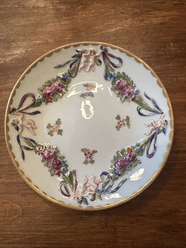 Vtg capodimonte plate - capodimonte, 4.5"