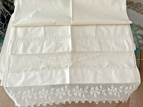 Pair antique white - antique, 100%