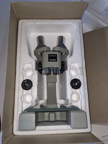 Vintage opax stereo microscope - opax,
