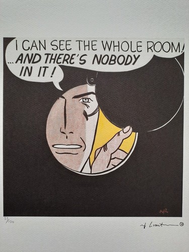 Roy lichtenstein signed i - roy,