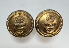 2 royal Navy officers buttons