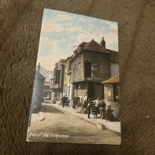 Antique colour postcard bit - postcard,