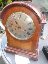 mantel clock antique STRIKING  Gustav Becker KEY AND  PENDULUM