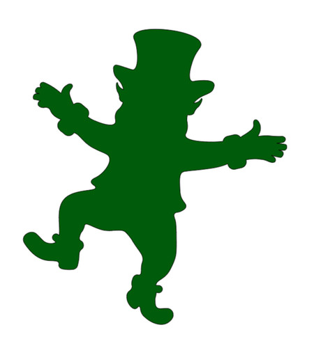 Leprechaun stencil reusable - leprechaun,