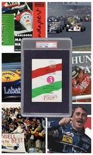 Nigel Mansell 1st & Only F1 Title Pass PSA 8 - 1992 Hungarian Grand Prix