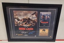 MOBLAND TOM HARDY LIMITED EDITION SIGNED A5 PHOTO BLACK FRAMED XMAS TO CLEAR £8