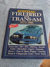 Pontiac Firebird and Trans-Am 1973-1981 Brooklands Roadtest Portfolio SD 455 400