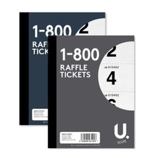 800 Raffle Ticket Bingo Book