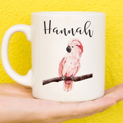 Personalised cockatoo mug - personalised,