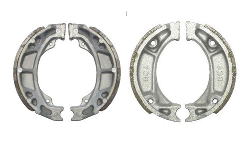 Front rear brake shoes - front,