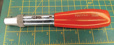 VINTAGE FOOTPRINT RATCHET SCREWDRIVER (NO BITS) BROAD ARROW ᗑ HX01N20415