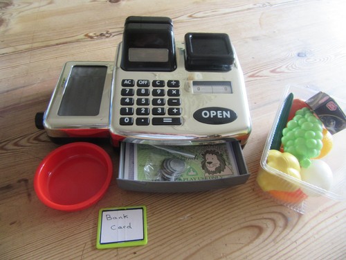 Toy cash register roll play - toy,