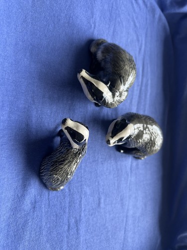 Beswick family badgers set - beswick,
