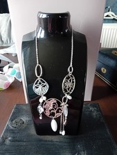 Pilgrim  Necklace with Frosted Rhinestones Danish Design Women