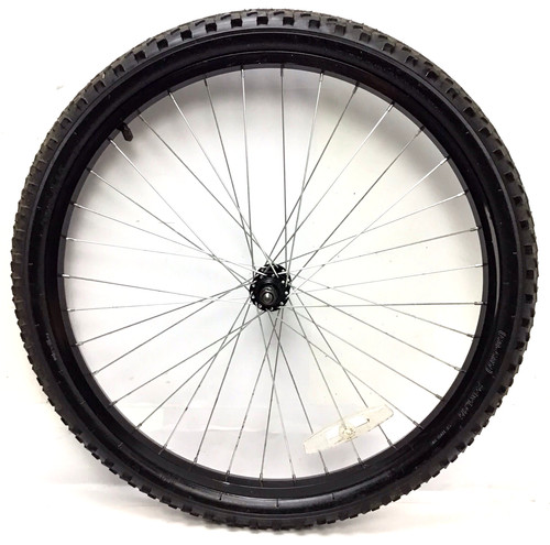 Bicycle front black - front, alloy