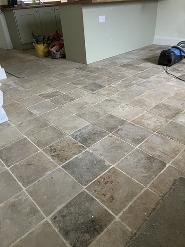 Vintage hand cut floor - vintage,