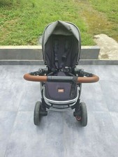 mamas and papas rear facing Flip TX3 pram blue full kit including travel cot etc