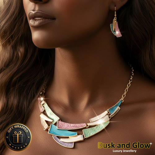 Luxury multicolor jewelry set - luxury,