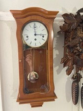 Vintage Unusual Miniature Kieninger Triple Chime Wall Clock
