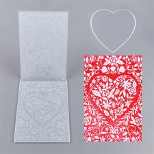 Heart Flower 3D Embossing