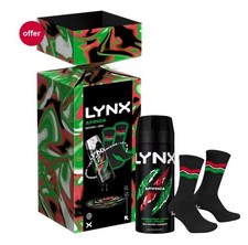 Lynx Africa Body Spray & Socks