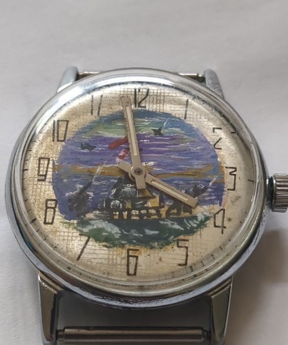 Rare vintage raketa submarine - raketa,