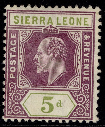 Sierra leone edvii sg106 5d - sierra,