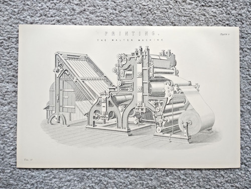 The walter printing press - the,