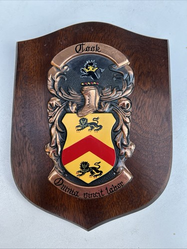 Vintage cook family crest - cook,