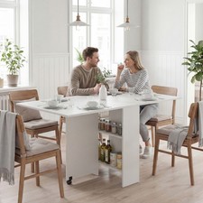Mobile Drop Leaf Dining Table