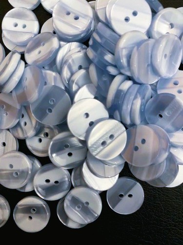 Dome pearl buttons 24l - buttons, 15mm