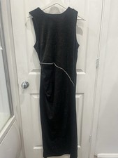 Zara Dress Festive Says Black
