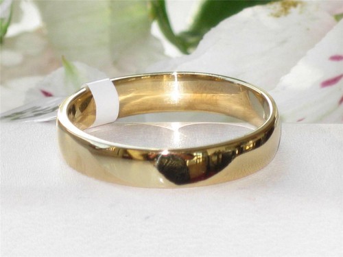 Gold wedding band 5mm ladies - gold, 4.5mm