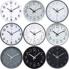 Wall Clock Round Silent Home