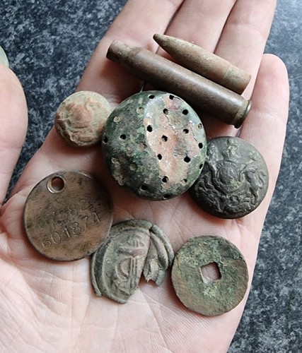 Metal detecting finds - metal,