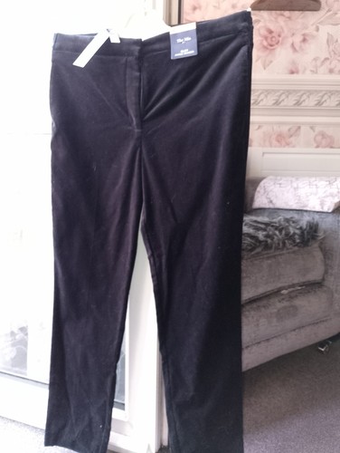 Black velvet trousers from - velvet,