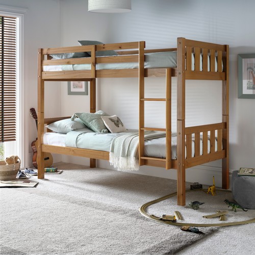 Icon pine wooden bunk bed - pine,
